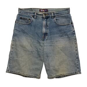 Y2K 00's Arizona Loose Fit Denim Jean Shorts Baggy Jorts Blue 32
